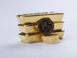 VeraValor coin and gold ingots